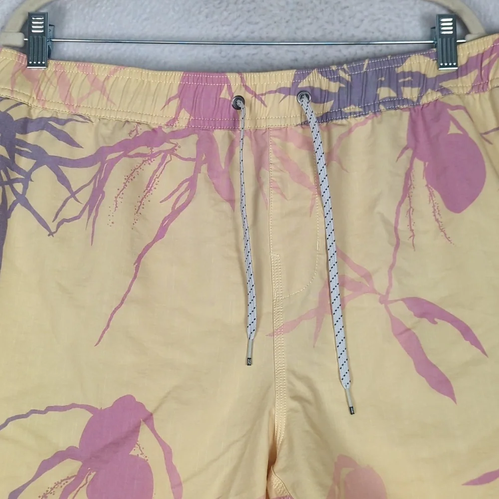 Billabong Men's Yellow & Pink Tropical Board Shorts‎ Size XXL